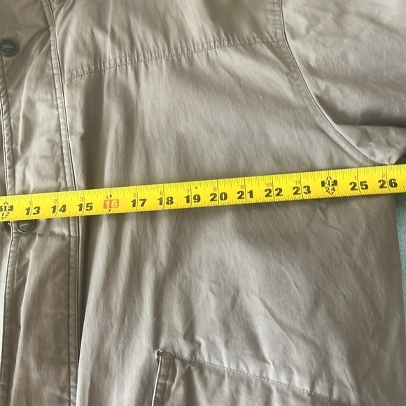 Vintage London Fog Zip barn Khaki Coat Jacket size Large flannel lined chore - Picture 14 of 17